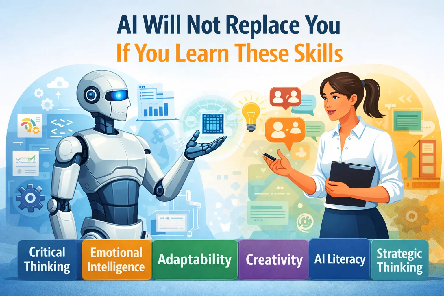 AI Will Not Replace You If You Learn These Skills
