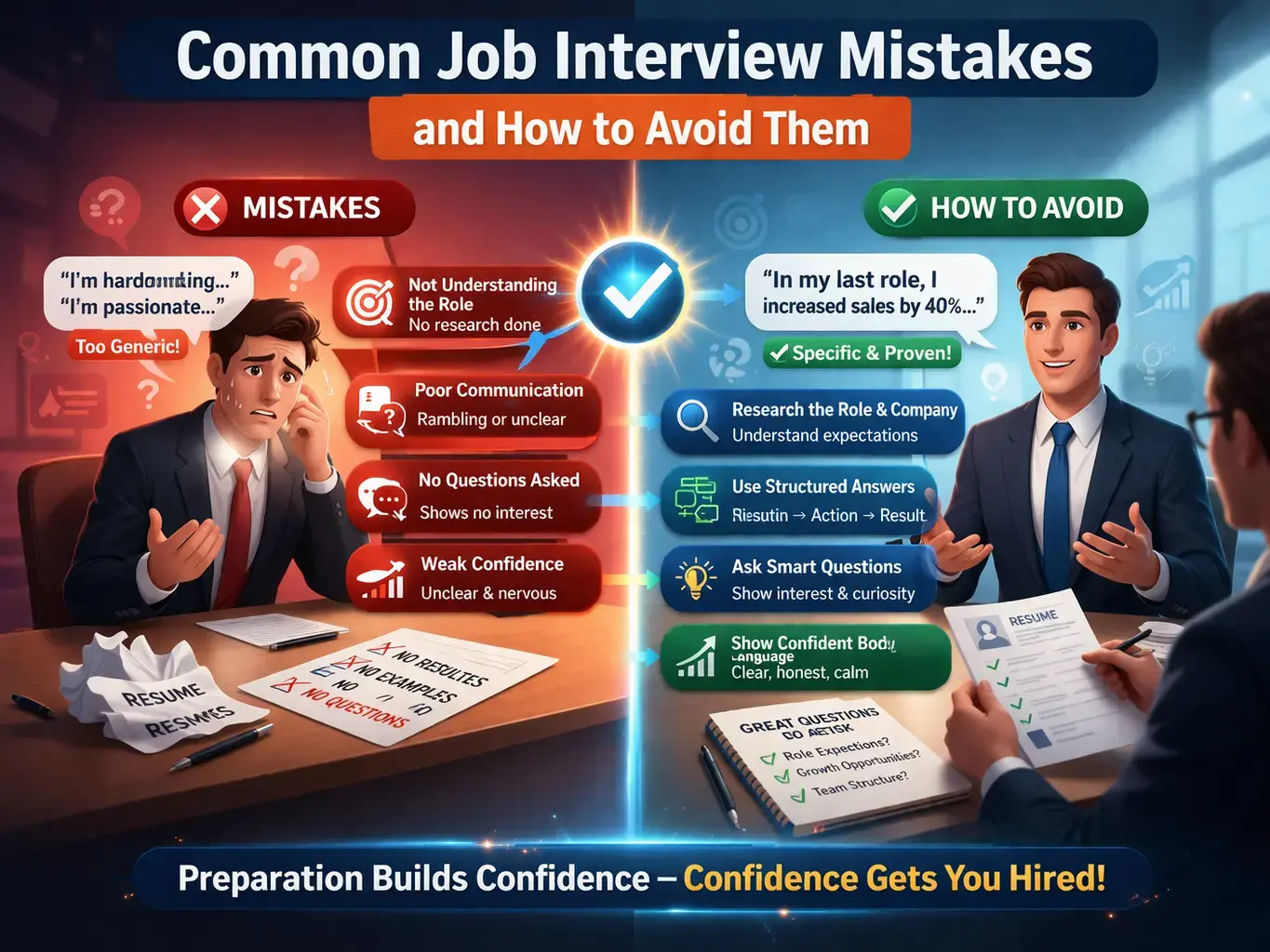 Common Job Interview Mistakes and How to Avoid Them